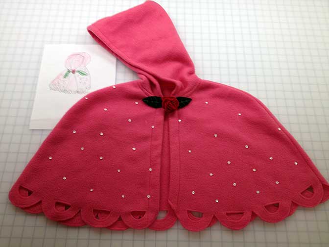 Capelet Finished capelet